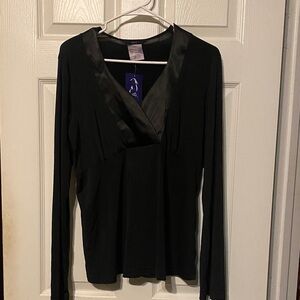 Elegant Black Maternity Top